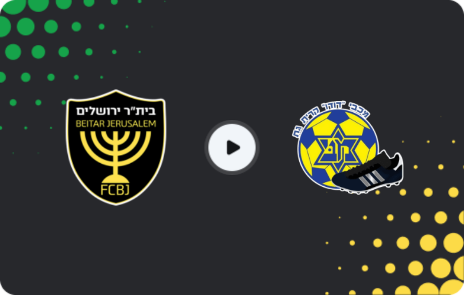 Where to watch FC Jerusalem — Maccabi Kiryat Gat, Liga Alef, 07.11.2025