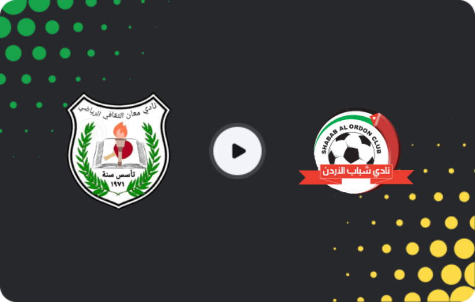 Where to watch Ma'an — Shabab Al Ordon, Cup, 07.11.2025