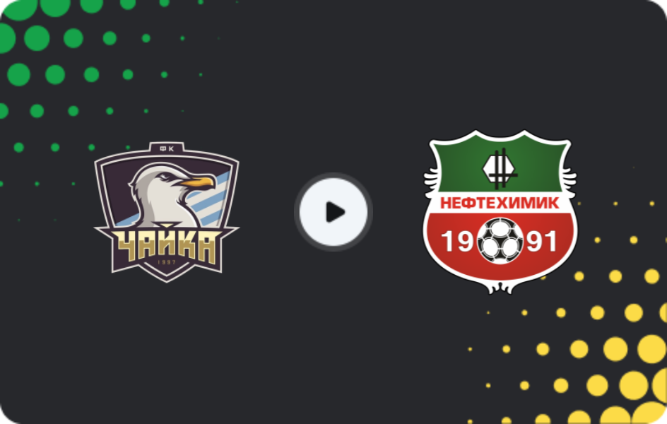 Where to watch Chayka Peschanokopskoye — Neftekhimik, First League, 22.11.2025