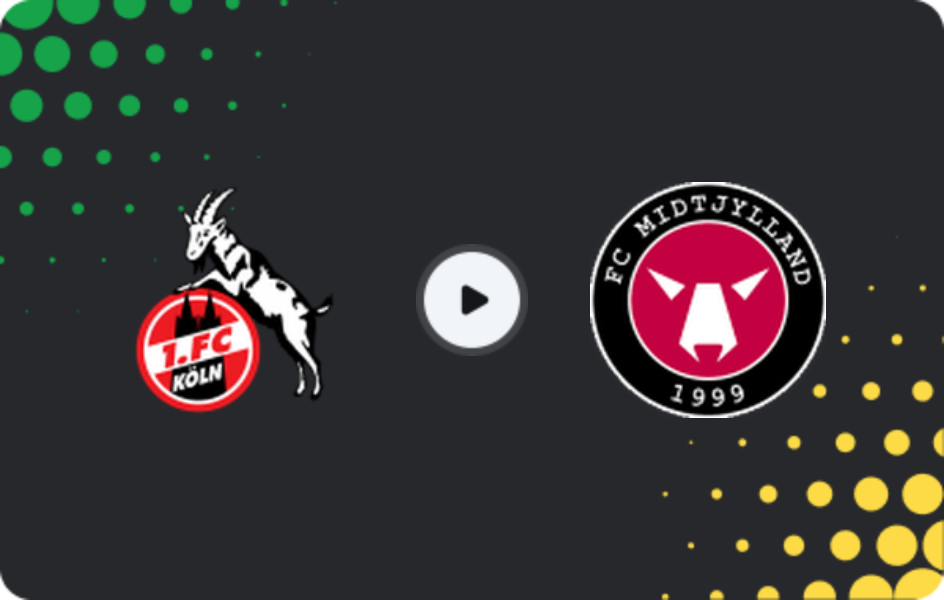 Where to watch Köln U19 — Midtjylland U19, UEFA Youth League, 26.11.2025