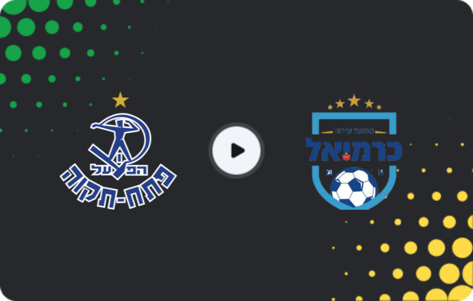 Where to watch Hapoel Petah Tikva — Hapoel Ironi Karmiel, State Cup, 27.12.2025