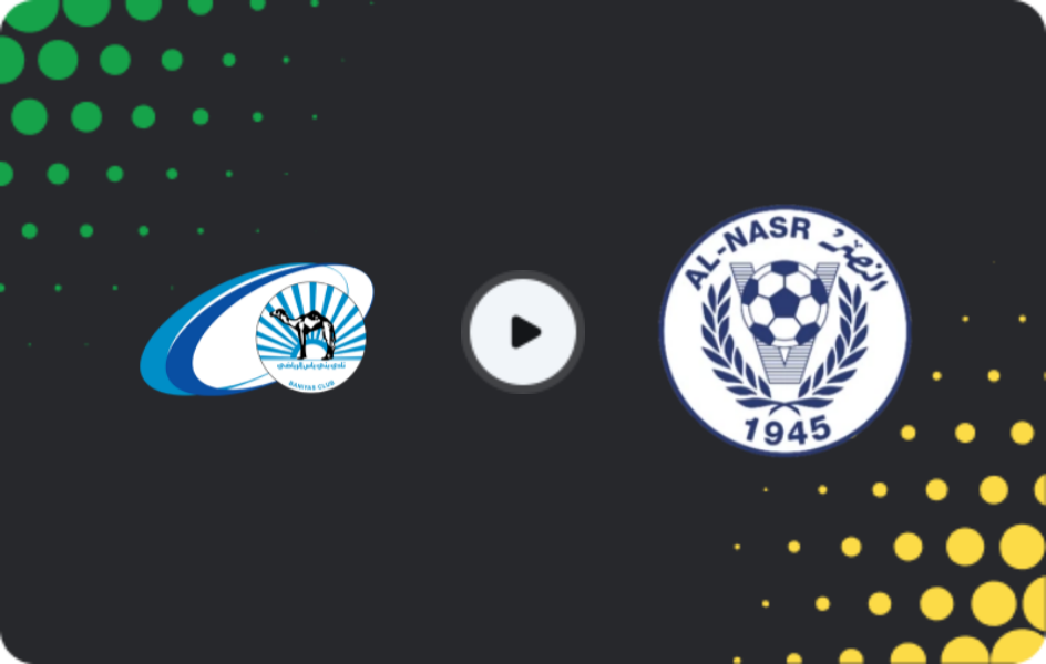Where to watch Baniyas — Al Nasr, Pro League, 02.01.2026