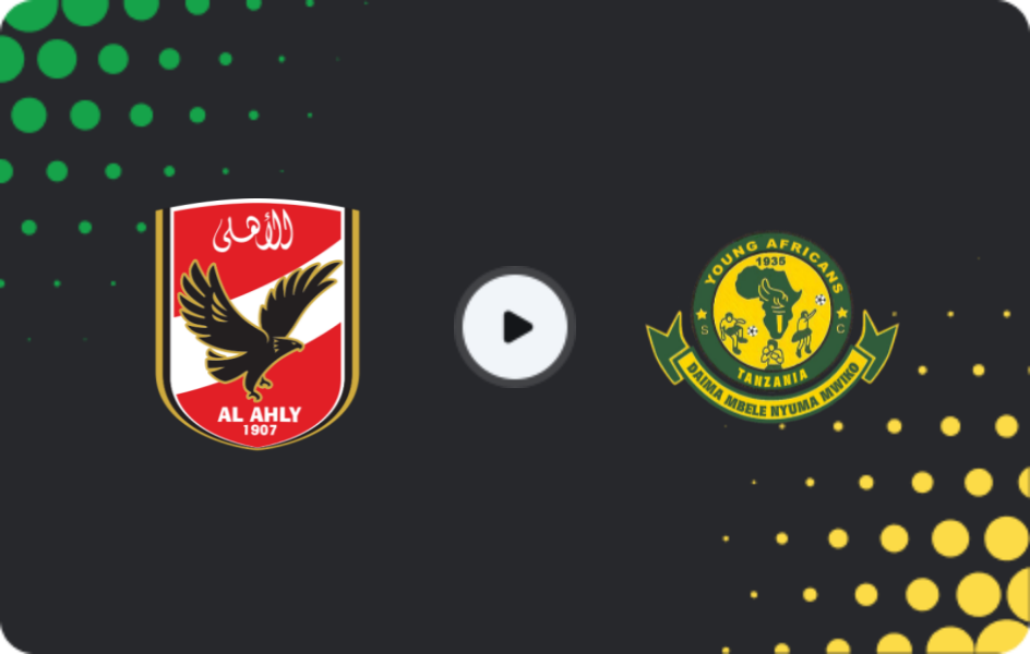 Where to watch Al Ahly — Young Africans, CAF Champions League, 23.01.2026