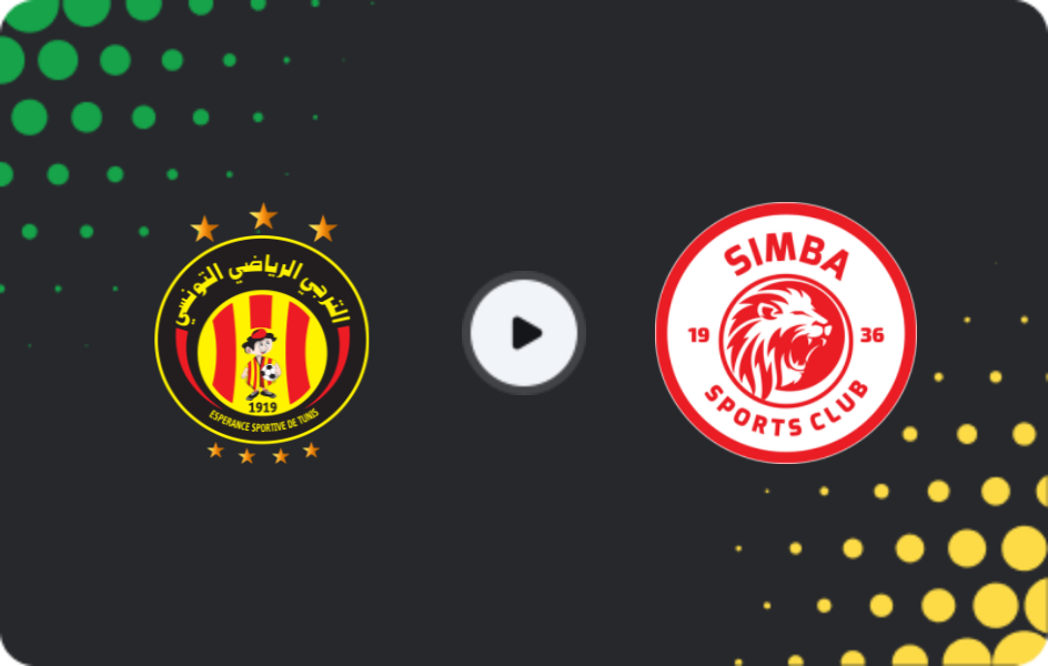 Where to watch Espérance de Tunis — Simba, CAF Champions League, 23.01.2026