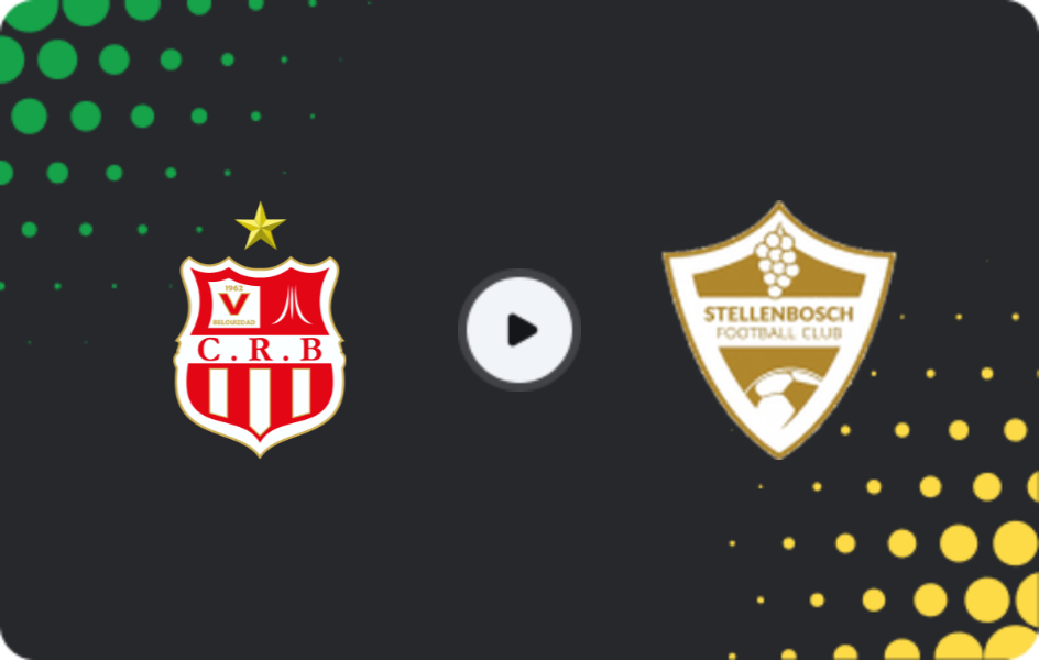 Where to watch CR Belouizdad — Stellenbosch, CAF Confederation Cup, 25.01.2026