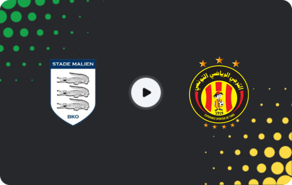 Where to watch Stade Malien Bamako — Espérance de Tunis, CAF Champions League, 06.02.2026