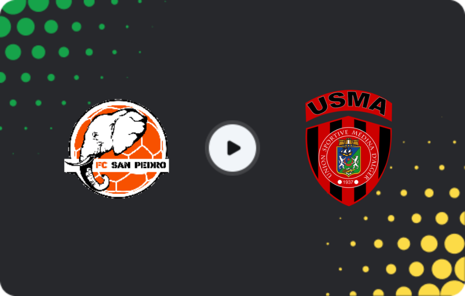 Where to watch San-Pédro — USM Alger, CAF Confederation Cup, 08.02.2026