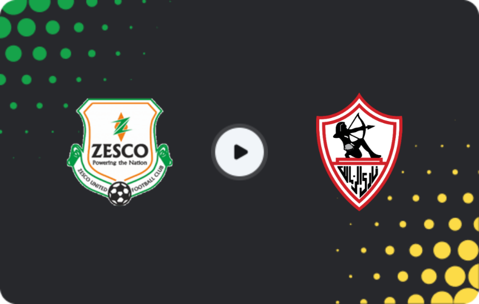 Where to watch ZESCO United — Zamalek, CAF Confederation Cup, 08.02.2026