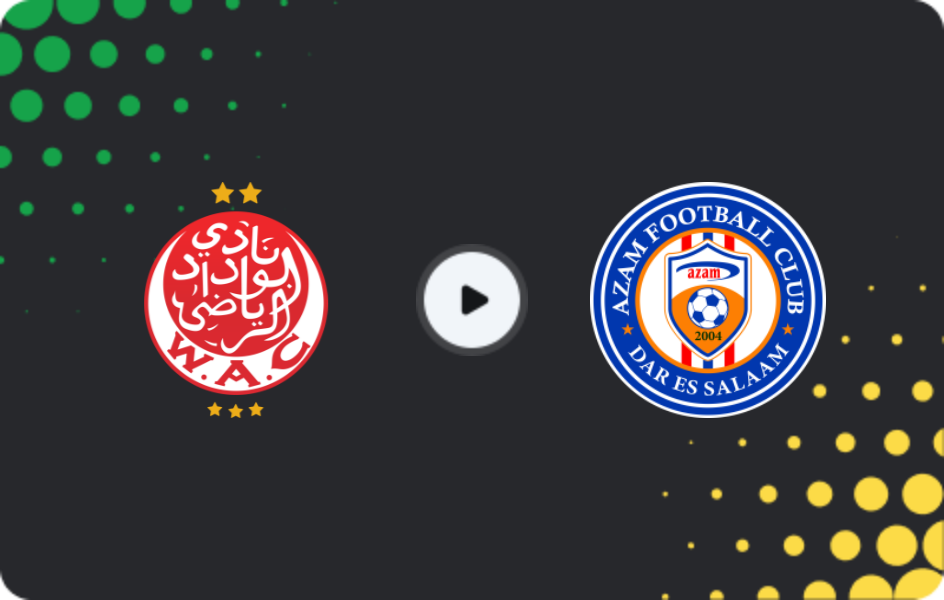 Where to watch Wydad AC — Azam, CAF Confederation Cup, 15.02.2026