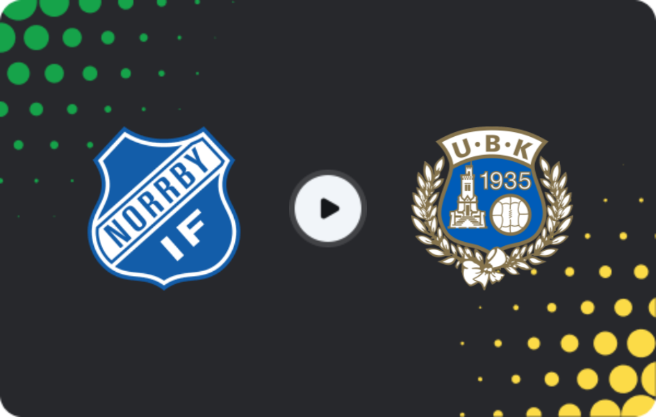 Where to watch Norrby IF — Utsikten, Superettan, 20.11.2025
