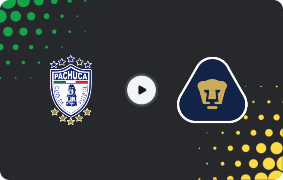 Where to watch Pachuca — UNAM Pumas, Liga MX, 21.11.2025