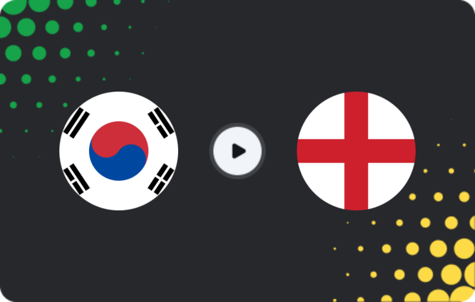 Where to watch Korea Republic U17 — England U17, World Cup - U17, 15.11.2025