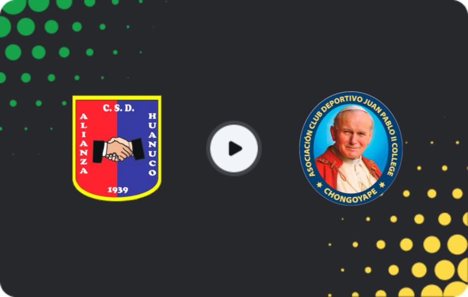 Where to watch Alianza Universidad — Juan Pablo II College, Primera División, 23.11.2025