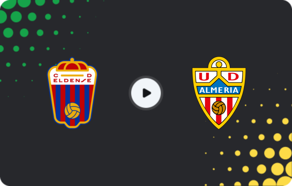 Where to watch Eldense — Almeria, Copa del Rey, 03.12.2025