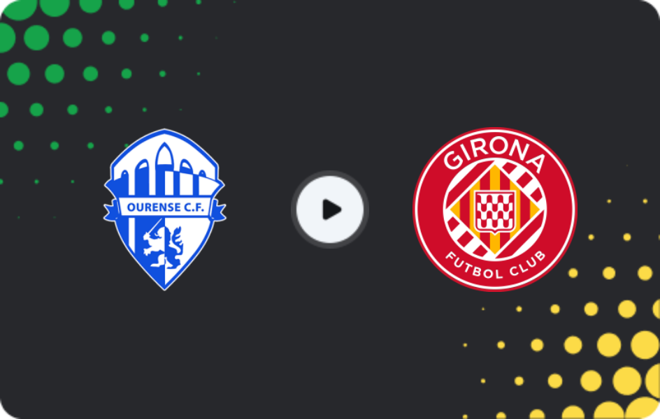Where to watch Ourense CF — Girona, Copa del Rey, 03.12.2025