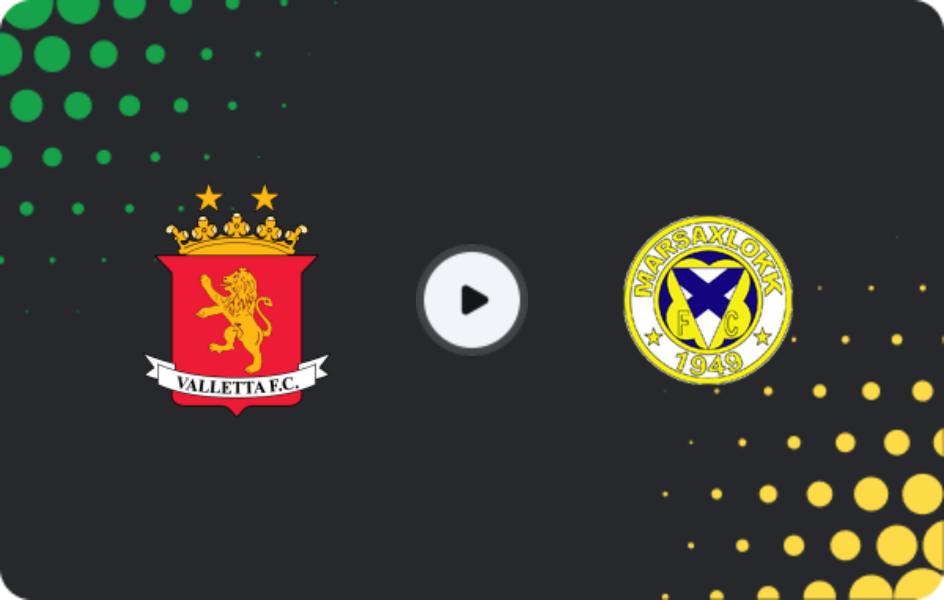 Where to watch Valletta FC — Marsaxlokk, Premier League, 20.12.2025