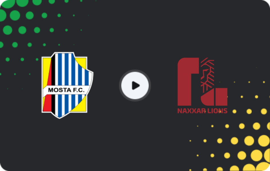 Where to watch Mosta — Naxxar Lions, Premier League, 19.12.2025