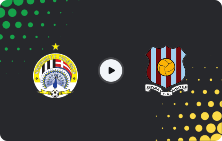 Where to watch Hibernians — Gzira United, Premier League, 07.01.2026