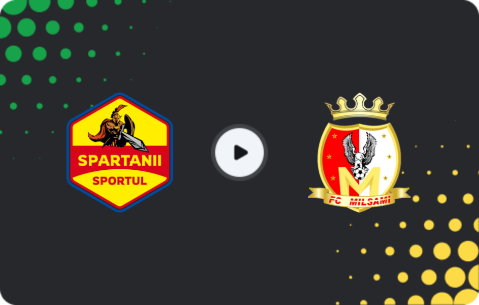 Where to watch Spartanii Selemet — Milsami Orhei, Cupa, 01.04.2026
