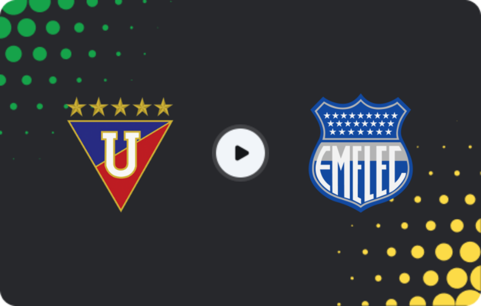 Where to watch LDU de Quito — Emelec, Copa Ecuador, 04.12.2025