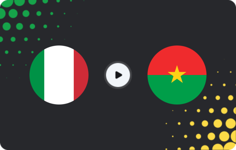 Where to watch Italy U17 — Burkina Faso U17, World Cup - U17, 21.11.2025