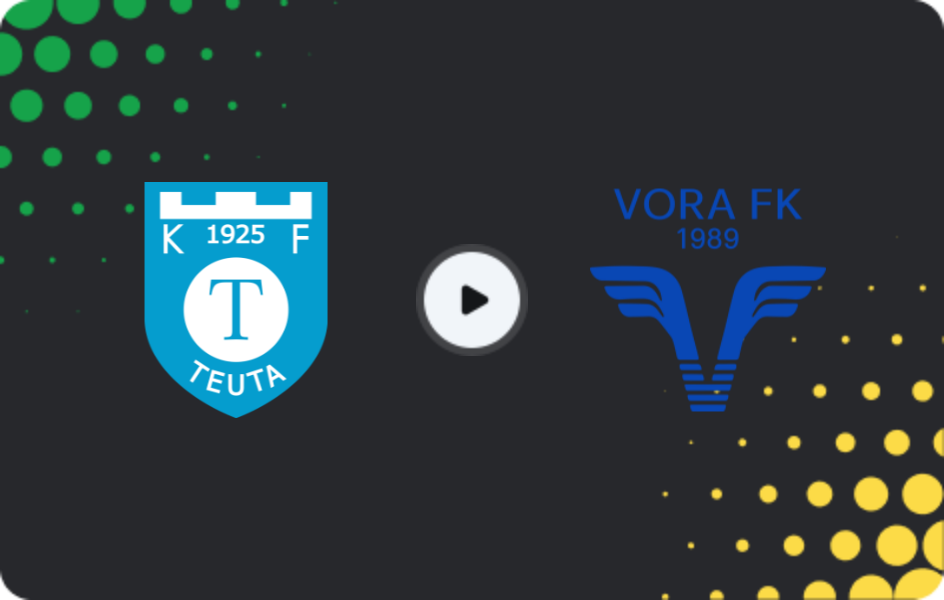 Where to watch Teuta Durrës — Vora, Cup, 10.01.2026