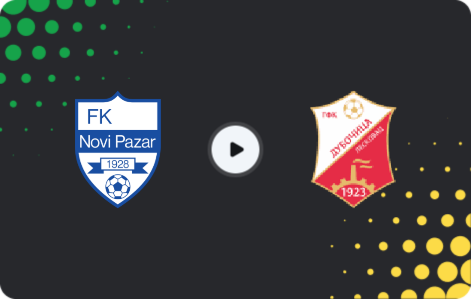 Where to watch Novi Pazar — Dubočica, Cup, 03.12.2025