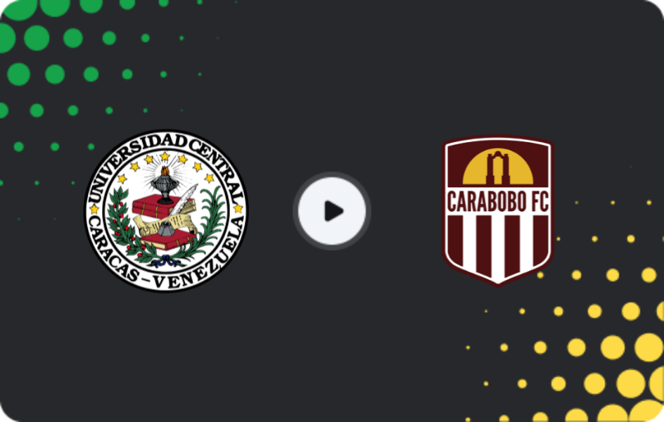 Where to watch Universidad Central — Carabobo, Primera División, 30.11.2025
