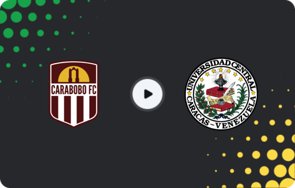Where to watch Carabobo — Universidad Central, Primera División, 06.12.2025