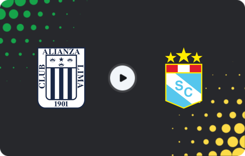 Where to watch Alianza Lima — Sporting Cristal, Primera División, 07.12.2025