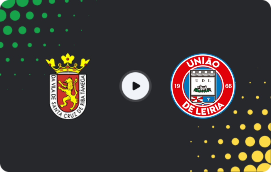 Where to watch Vila Meã — União de Leiria, Taça de Portugal, 17.12.2025
