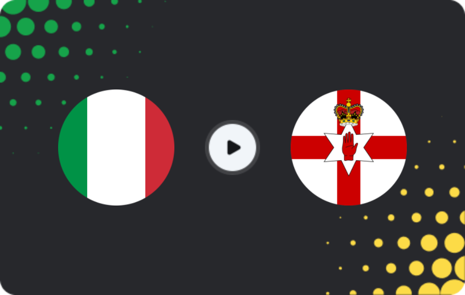 Where to watch Italy — Northern Ireland, World Cup - Qualification Europe, 26.03.2026