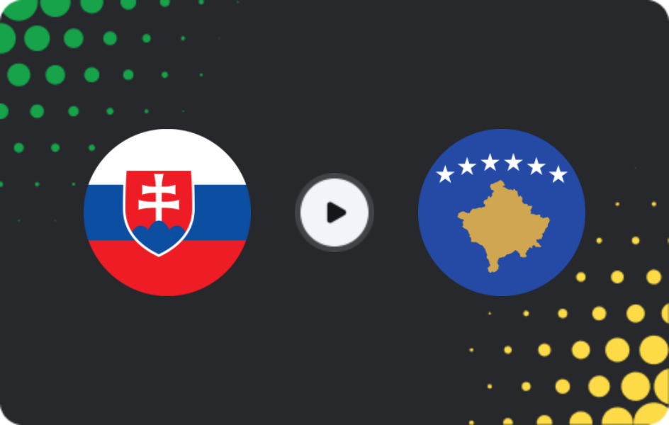 Where to watch Slovakia — Kosovo, World Cup - Qualification Europe, 26.03.2026