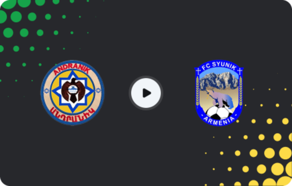 Where to watch Andranik — Syunik, Cup, 31.03.2026