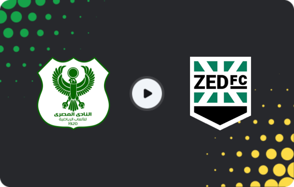 Where to watch Al Masry — ZED, League Cup, 19.12.2025