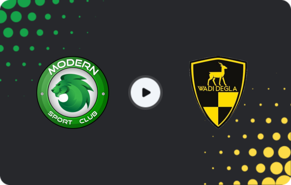 Where to watch Modern Sport — Wadi Degla, League Cup, 23.12.2025