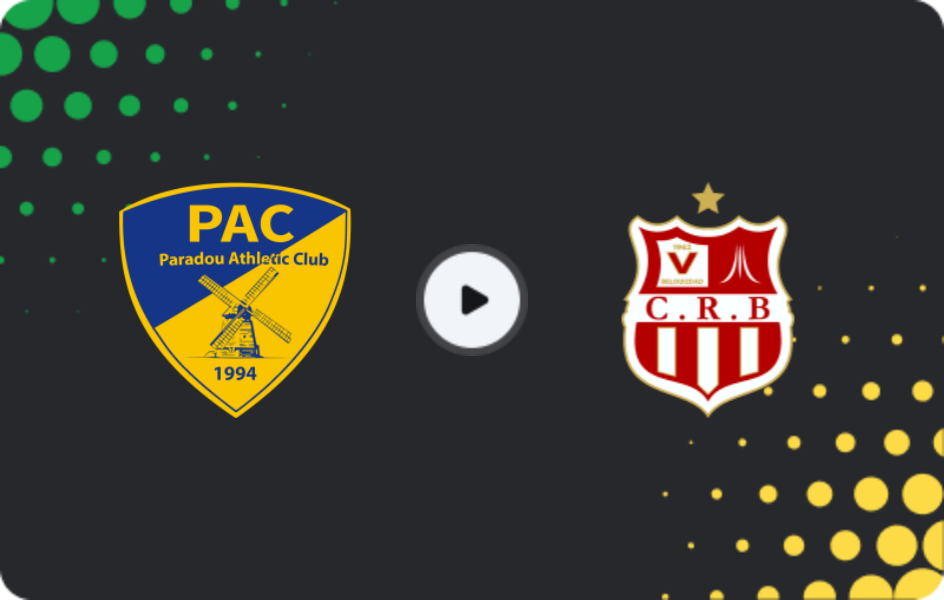 Where to watch Paradou AC — CRB Adrar, Coupe Nationale, 04.12.2025