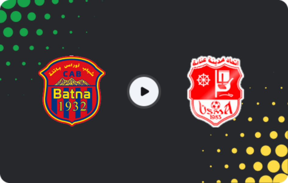 Where to watch CA Batna — USM Annaba, Coupe Nationale, 06.12.2025