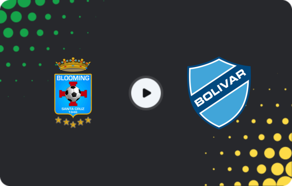 Where to watch Blooming — Bolívar, Copa de la División Profesional, 16.12.2025