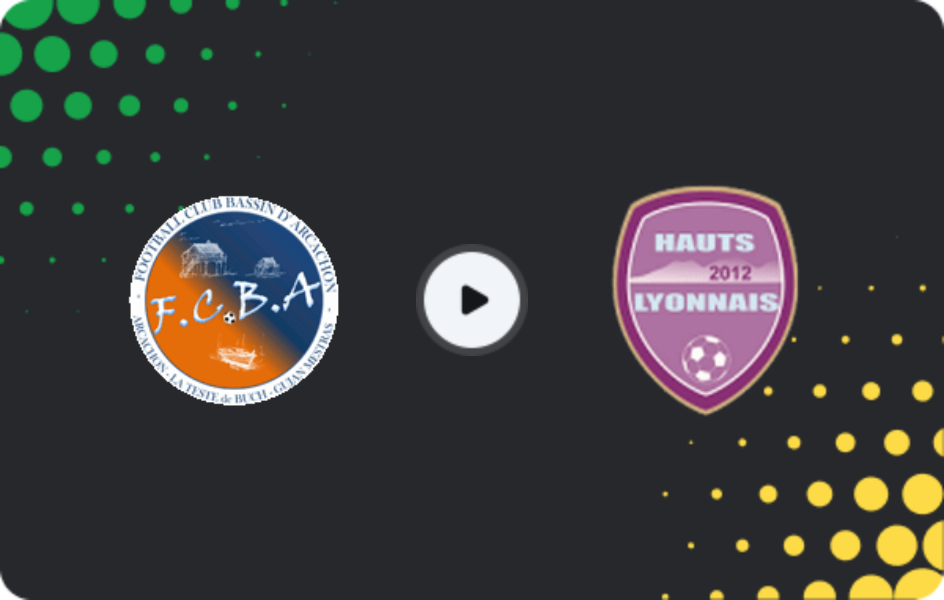 Where to watch Bassin d'Arcachon Sud — Hauts Lyonnais, Coupe de France, 21.12.2025