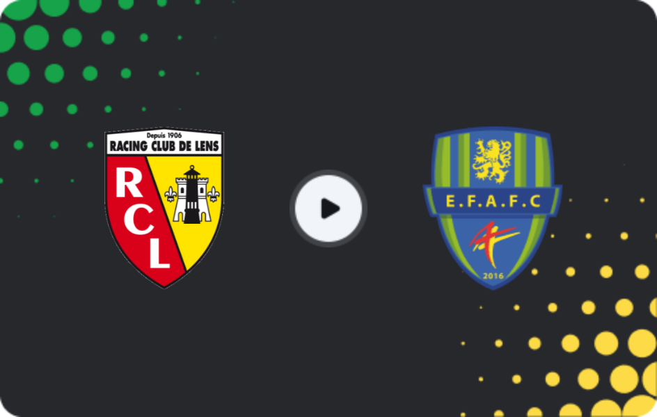 Where to watch Lens — Feignies-Aulnoye, Coupe de France, 19.12.2025