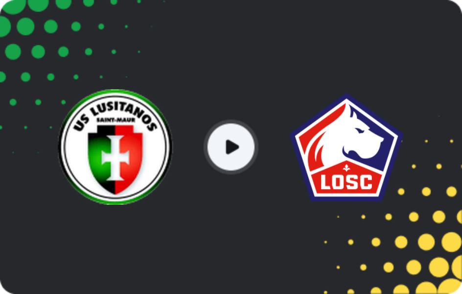Where to watch St Maur Lusitanos — Lille, Coupe de France, 20.12.2025