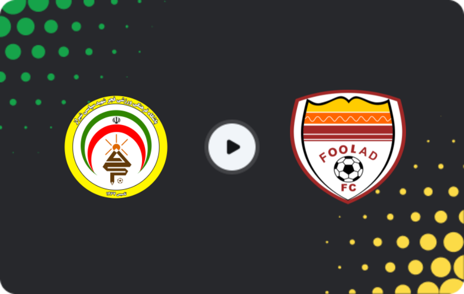 Where to watch Fajr Sepasi — Foolad FC, Persian Gulf Pro League, 26.12.2025