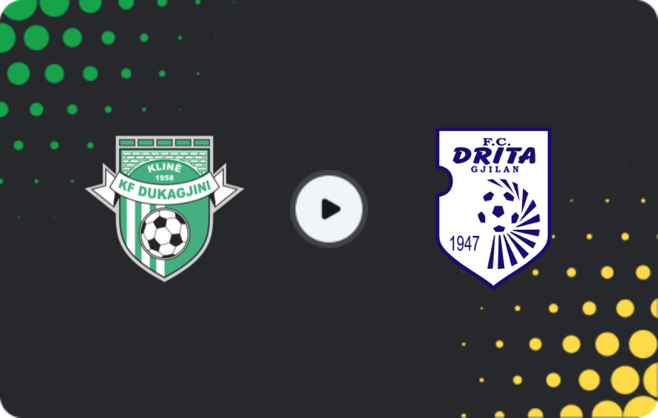 Where to watch Dukagjini — FC Drita, Superliga, 06.12.2025