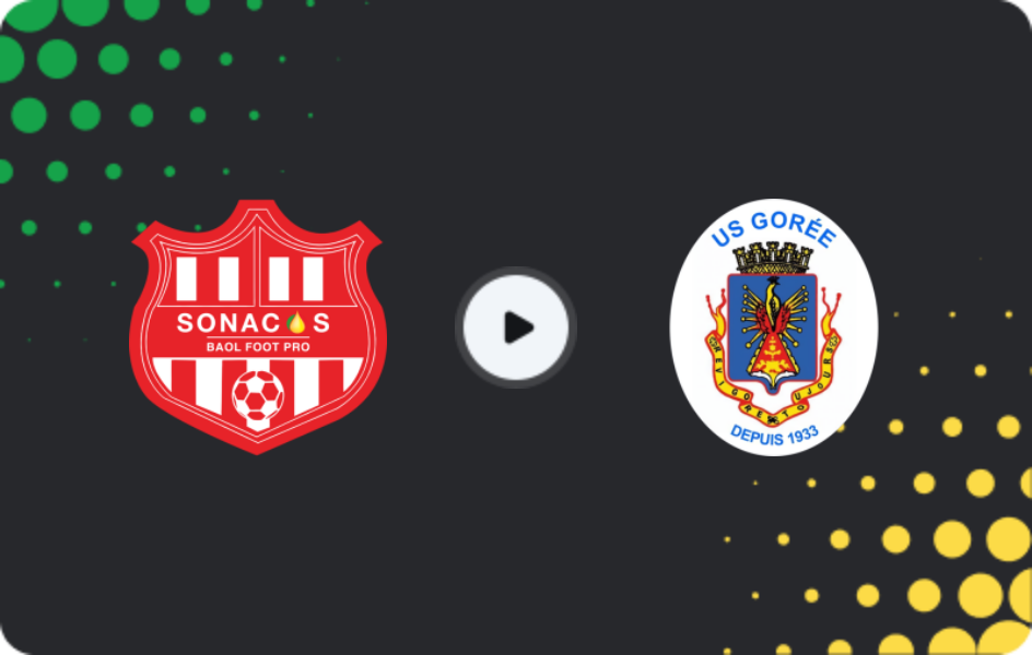 Where to watch Sonacos — Gorée, Ligue 1, 07.12.2025
