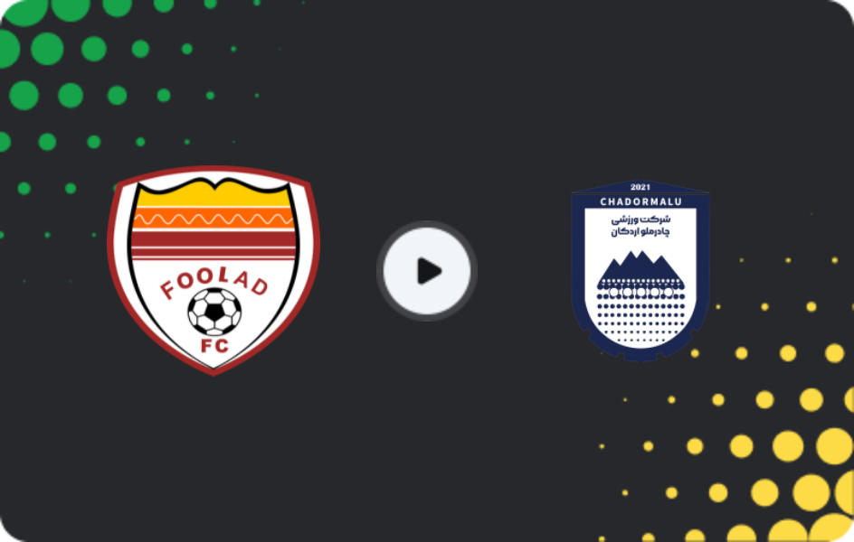 Where to watch Foolad FC — Chadormalu SC, Persian Gulf Pro League, 16.01.2026