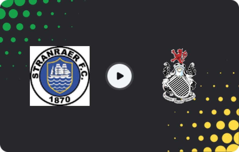 Where to watch Stranraer — Queen's Park, Scottish Cup, 17.01.2026