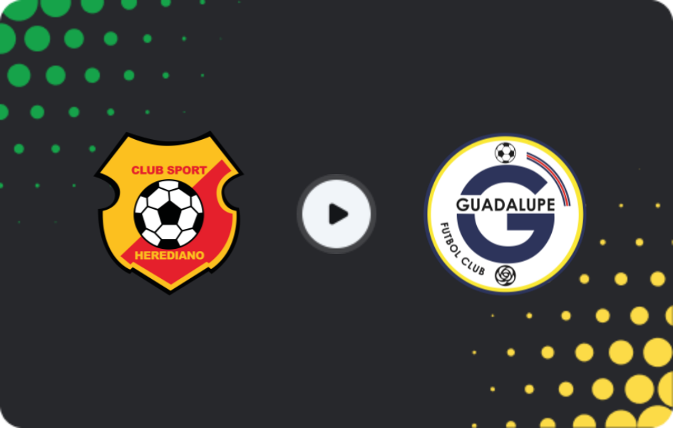 Where to watch CS Herediano — Guadalupe FC, Primera División, 21.01.2026