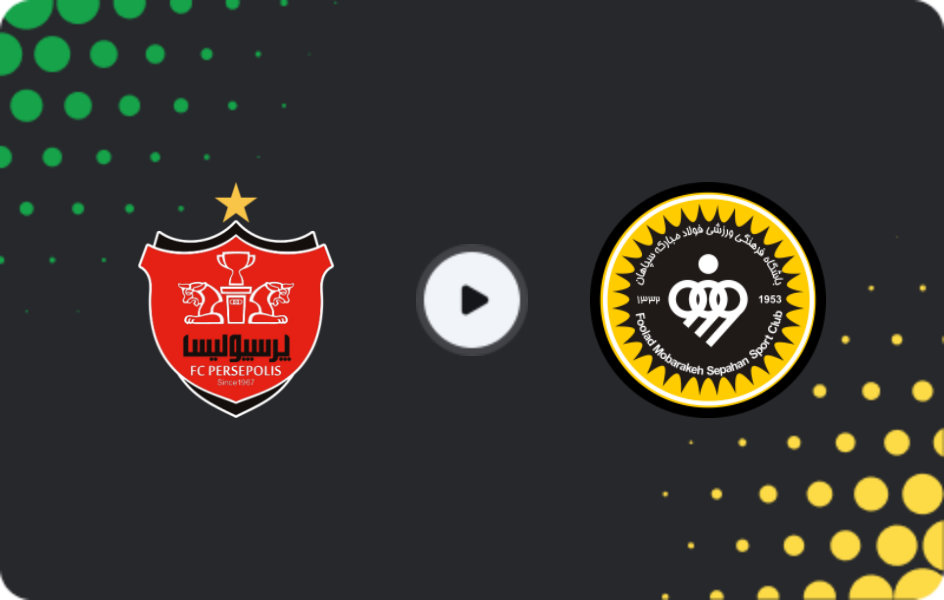 Where to watch Persepolis — Sepahan, Persian Gulf Pro League, 23.01.2026