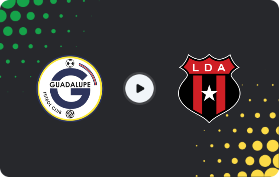 Where to watch Guadalupe FC — Alajuelense, Primera División, 28.01.2026